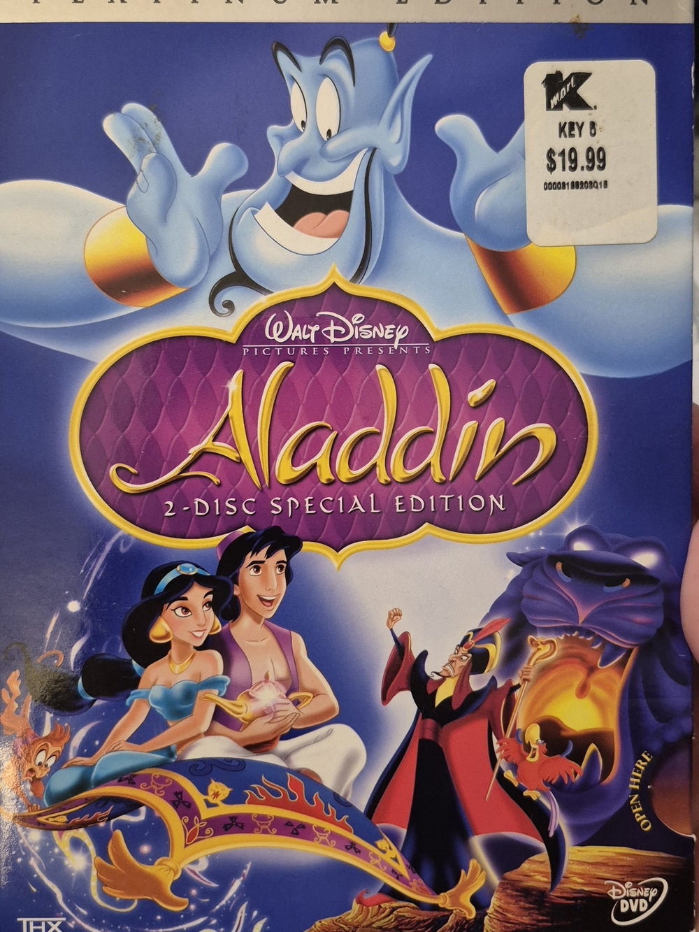 Disney Aladdin special edition dvd 2 disc
